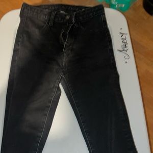 High Waisted American Eagle Black Skinny Jeans